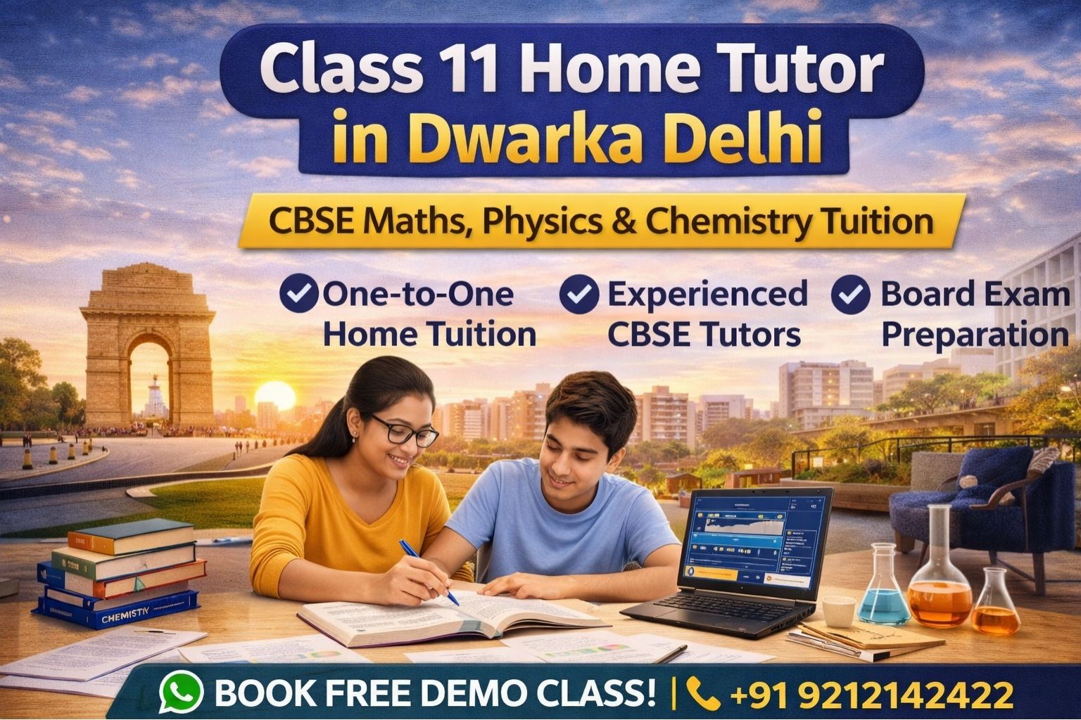 Class 11 Home Tutor in Dwarka Delhi